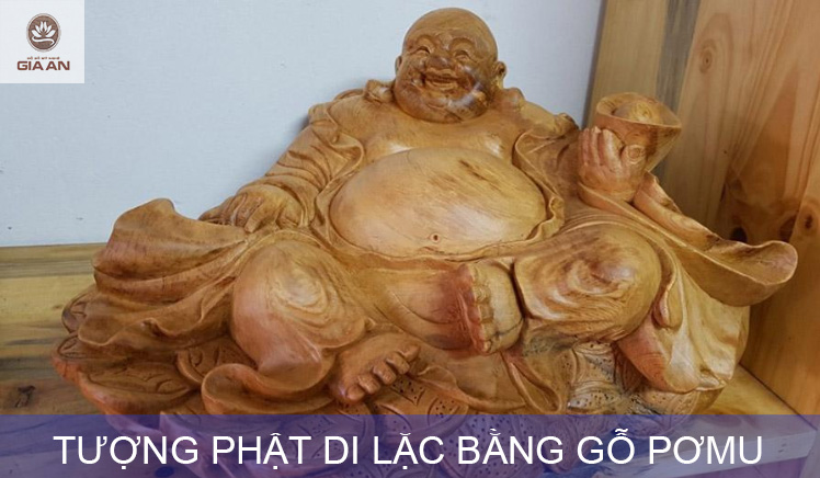 tuong phat di lac bang go pomu